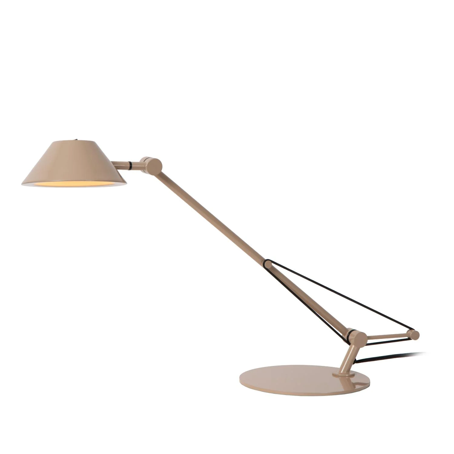 Lucide TERRY - Stolnu00e1 lampa - LED - 1x8W 3000K - Taupe - Vibes
