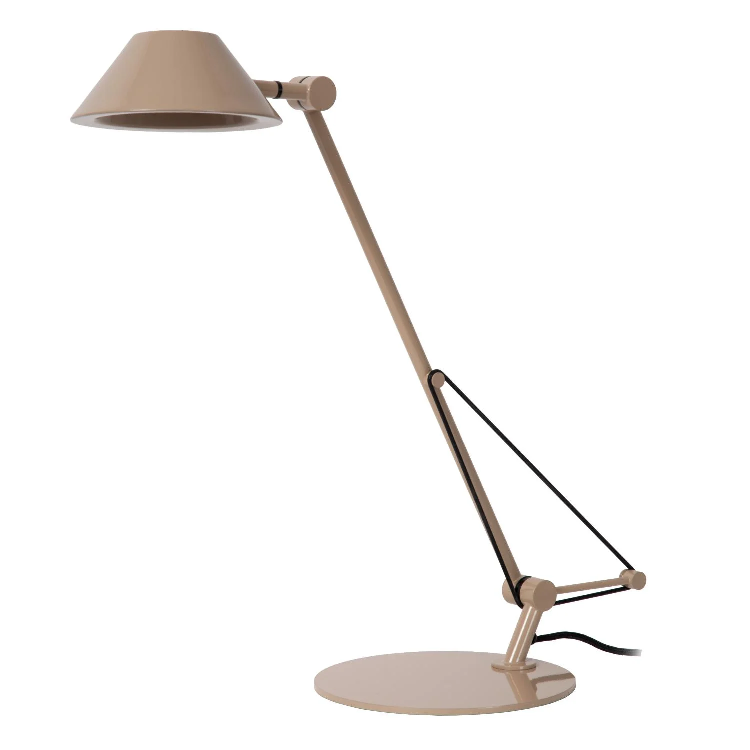 Lucide TERRY - Stolnu00e1 lampa - LED - 1x8W 3000K - Taupe - Vibes