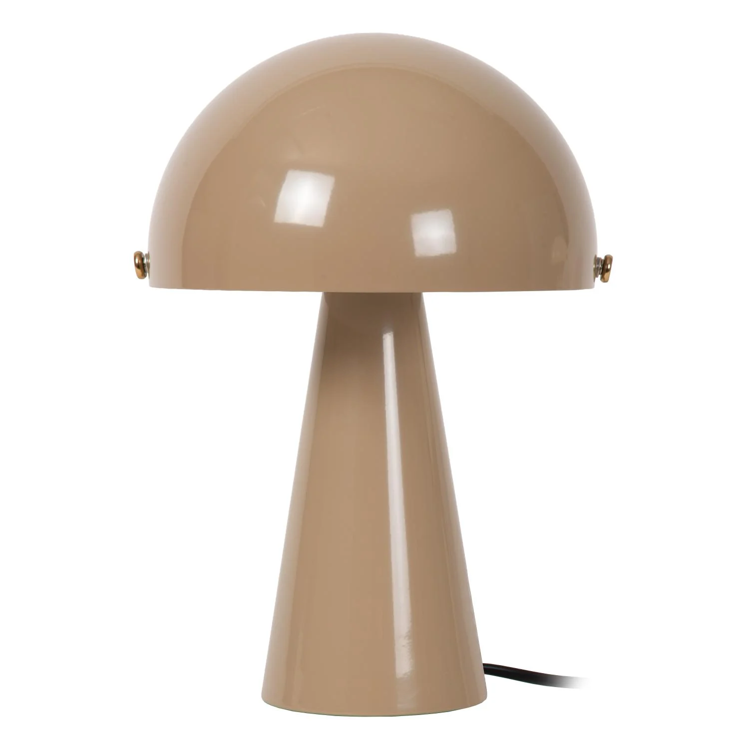 Lucide BARONE - Stolnu00e1 lampa - u00d8 23 cm - 1xE27 - Taupe | Nu00e1lada