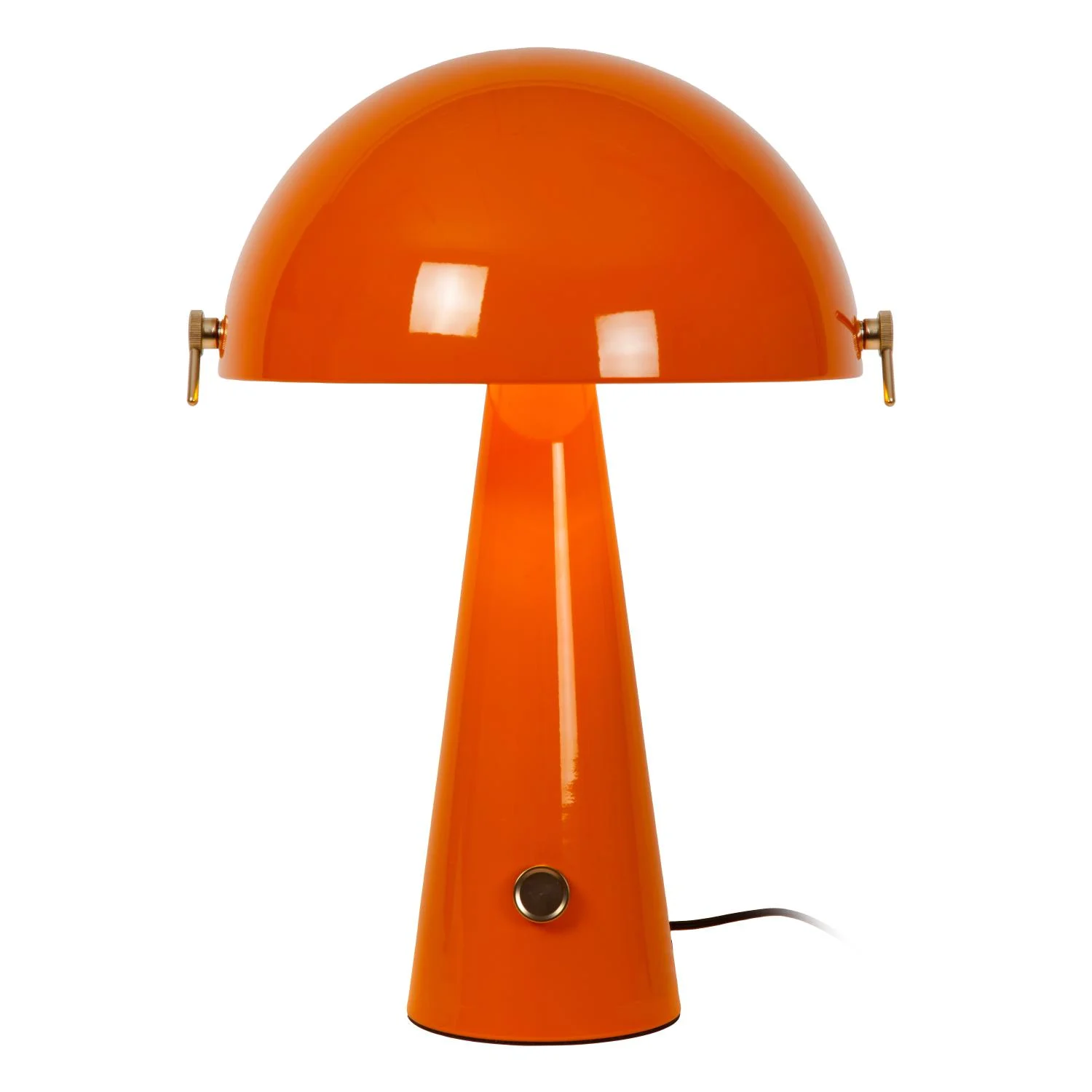 Lucide BARONE - Stolnu00e1 lampa - u00d8 38 cm - 1xE27 - Oranu017eovu00e1 | Nu00e1lada