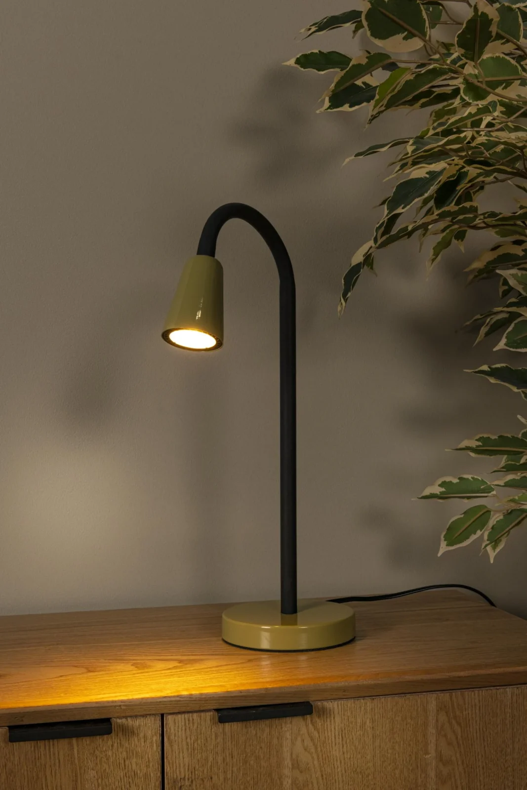 Lucide JASPER - Stolnu00e1 lampa - 1xGU10 - Zelenu00e1 | Essential