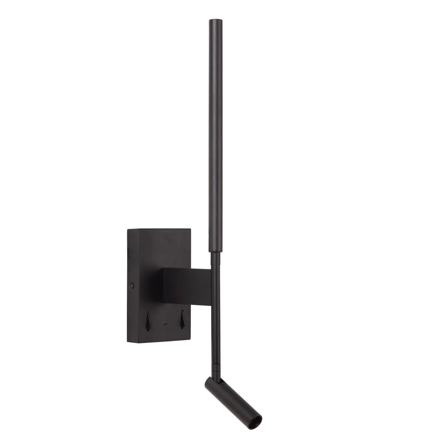 Lucide FINAN - Nu00e1stennu00e9 svetlo - LED - 2700K - S USB nabu00edjacu00edm bodom - u010dierna