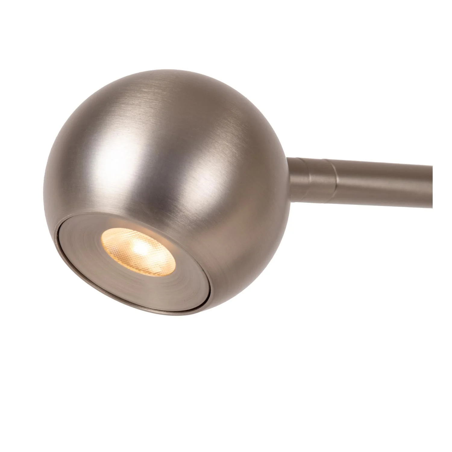 Lucide MONTANA - Stolnu00e1 lampa - LED tlmenu00e1. - 1x5W 2700K - Sivu00e9 u017eelezo | Pru00e9miovu00e9
