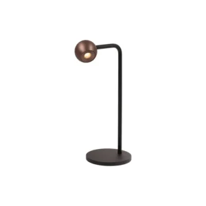 Lucide MONTANA - Stolnu00e1 lampa - LED tlmenu00e1. - 1x5W 2700K - Ku00e1va | Pru00e9miovu00e9