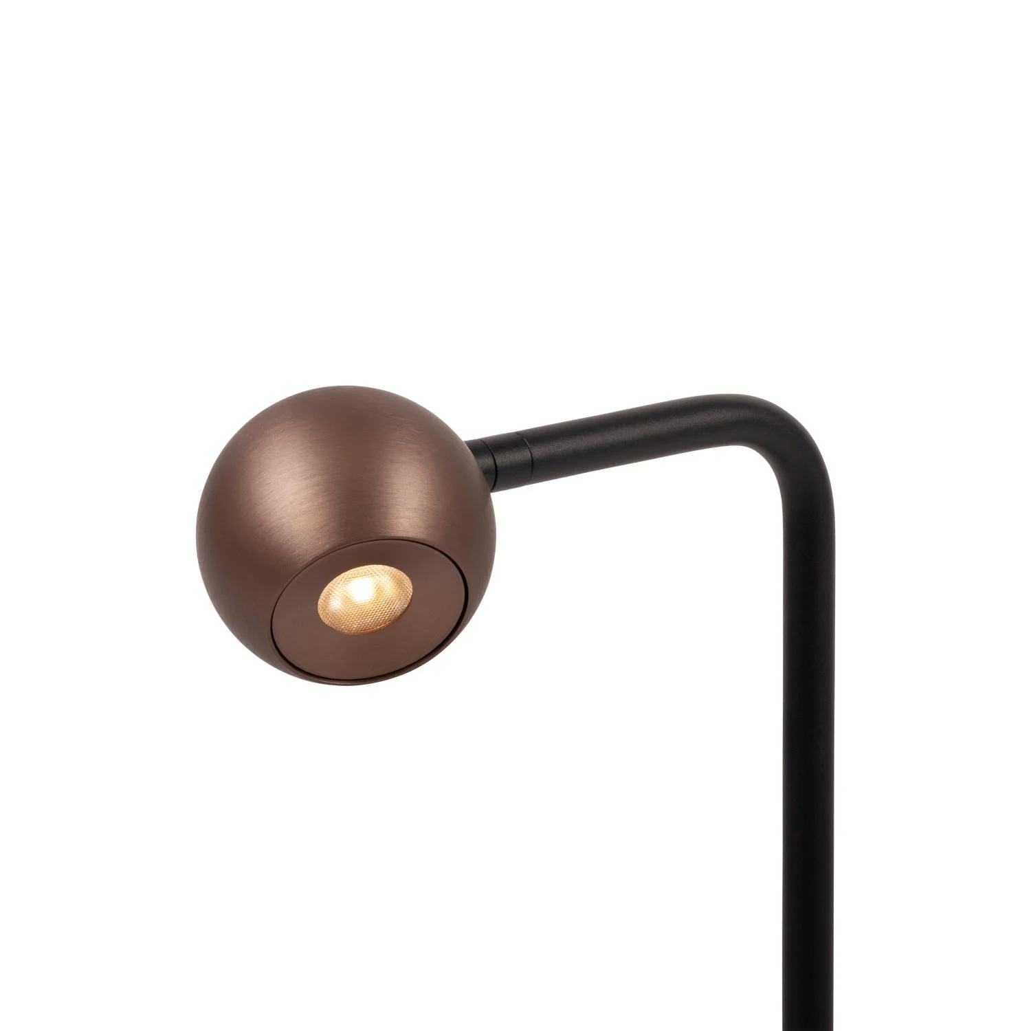 Lucide MONTANA - Stolnu00e1 lampa - LED tlmenu00e1. - 1x5W 2700K - Ku00e1va | Pru00e9miovu00e9