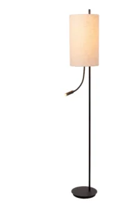 Lucide MAGIC - Stojacia lampa - u00d8 24 cm - 1xE27 - u010dierna