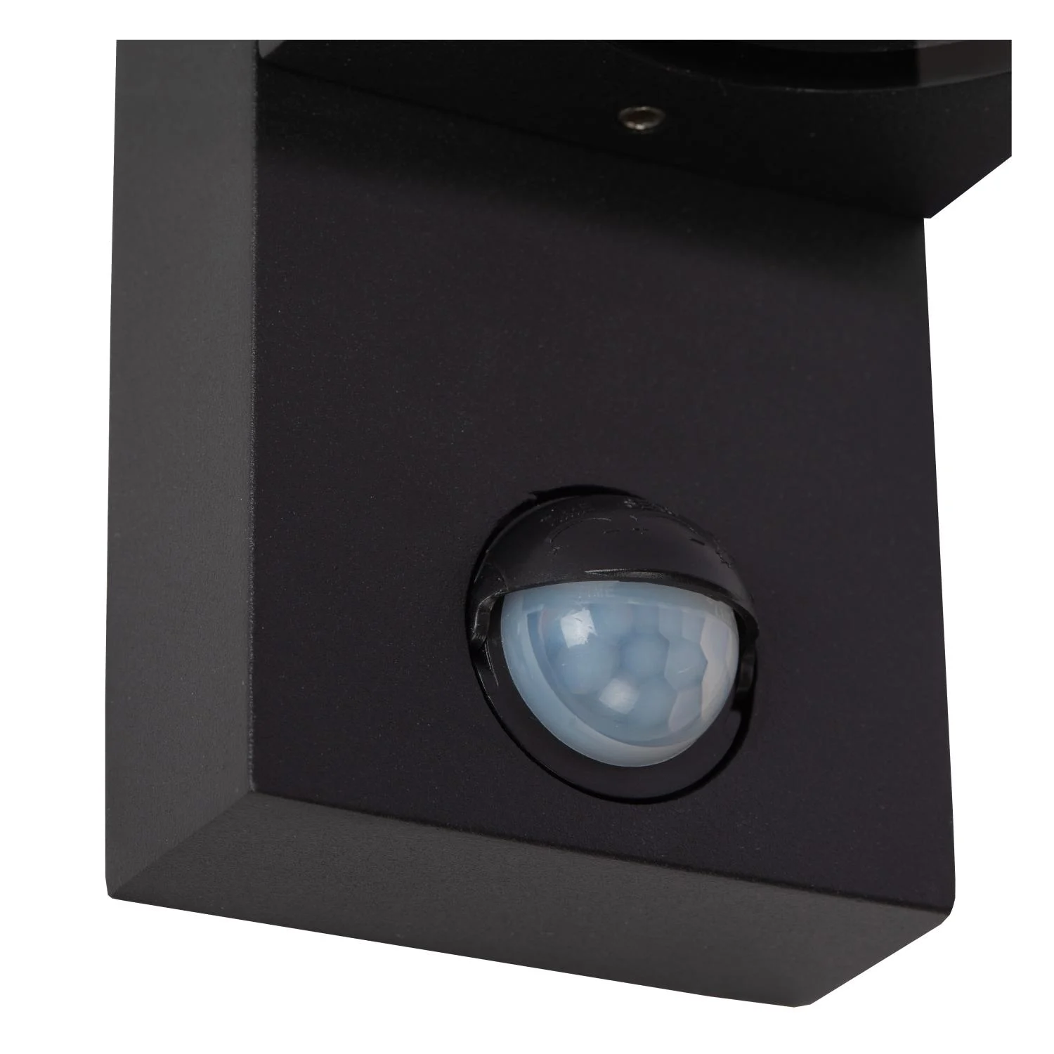 Lucide ZARO - Nu00e1stennu00e9 reflektor / Nu00e1stennu00e9 svetlo vnu00fatornu00e9/vonkaju0161ie - 2xGU10 - IP65 - Pohybovu00fd a dennu00fd/nou010dnu00fd senzor (deaktivovateu013enu00fd) - u010dierny