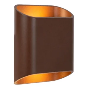 Lucide ATILA - Nu00e1stennu00e9 svetlo vnu00fatornu00e9/vonkaju0161ie - LED Dim. - 2x5W 2700K - IP65 - Rust Brown