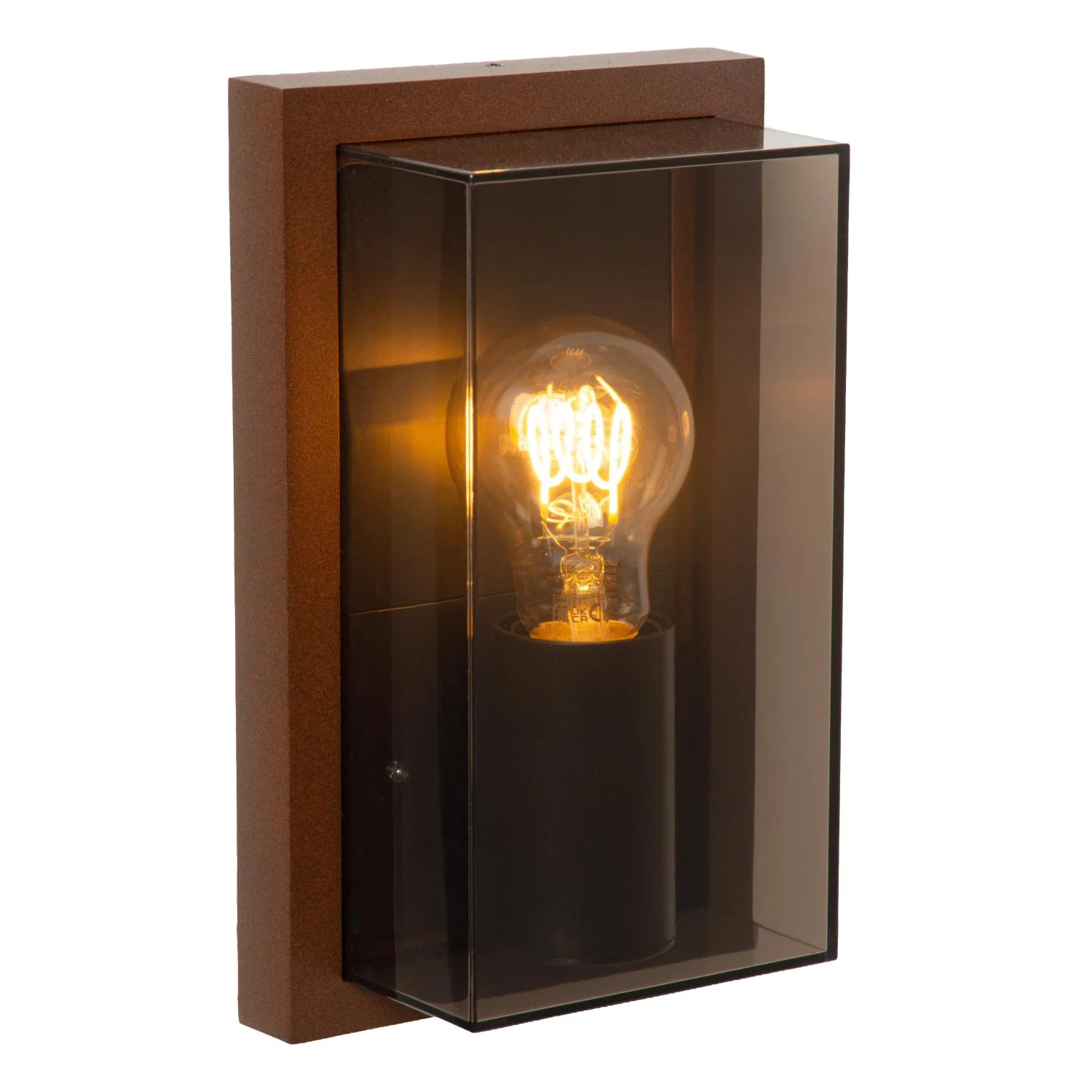 Lucide COZETTE - Nu00e1stennu00e9 svetlo vnu00fatornu00e9/vonkaju0161ie - 1xE27 - IP65 - Rust Brown - Essential