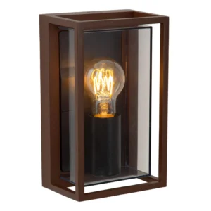 Lucide COZETTE - Nu00e1stennu00e9 svetlo vnu00fatornu00e9/vonkaju0161ie - 1xE27 - IP65 - Rust Brown - Essential