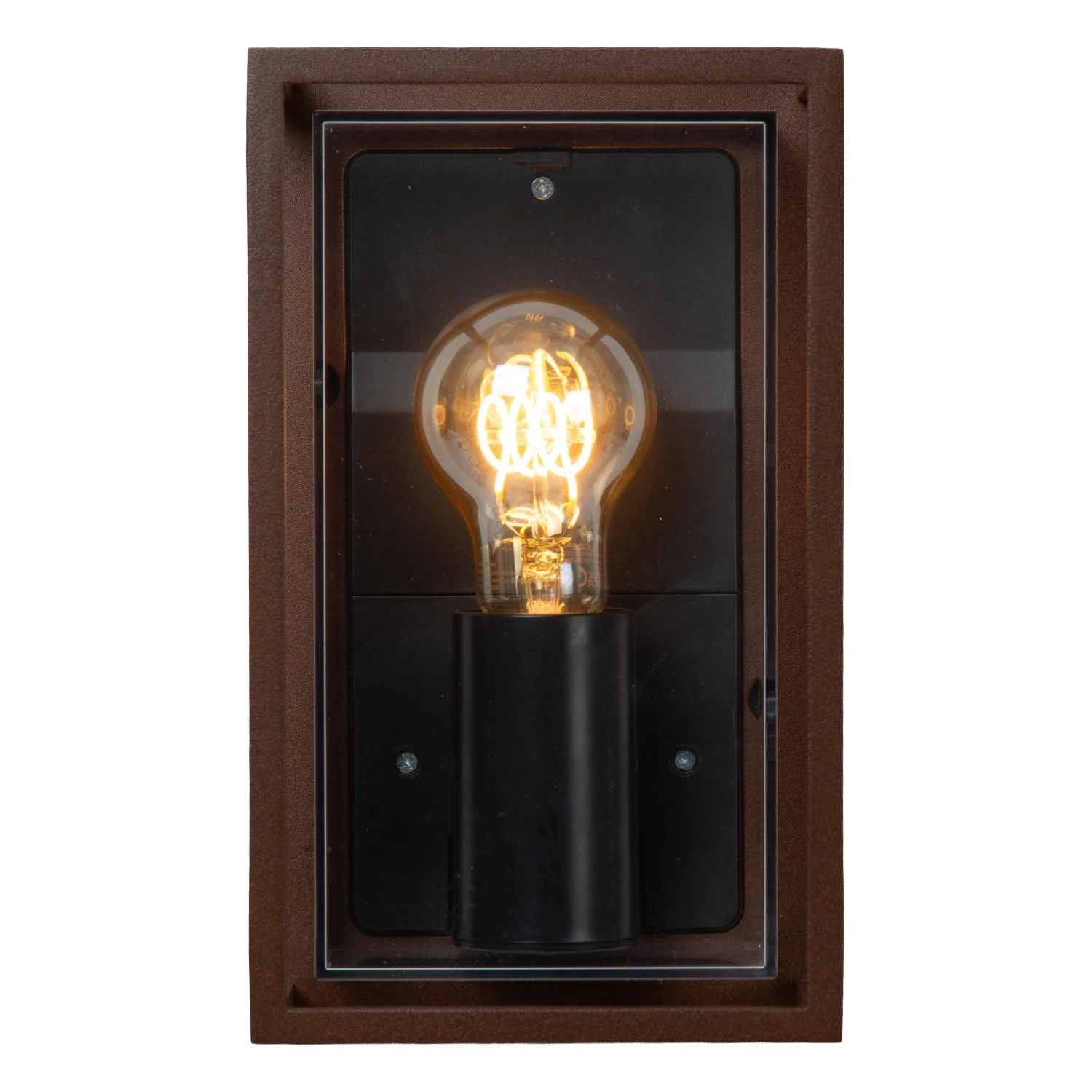 Lucide COZETTE - Nu00e1stennu00e9 svetlo vnu00fatornu00e9/vonkaju0161ie - 1xE27 - IP65 - Rust Brown - Essential