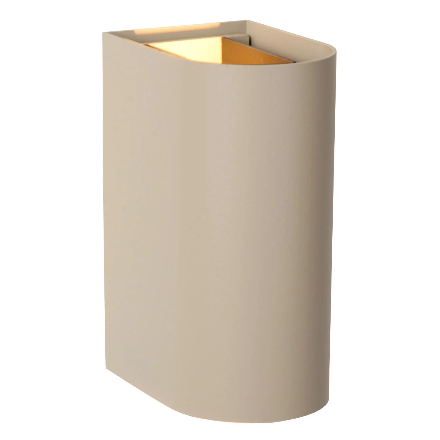 Lucide APLIS - Wall spotlight / Wall light Indoor/Outdoor - LED Dim. - CCT - 2x5W 2200K/3000K - IP65 - Taupe - Essential