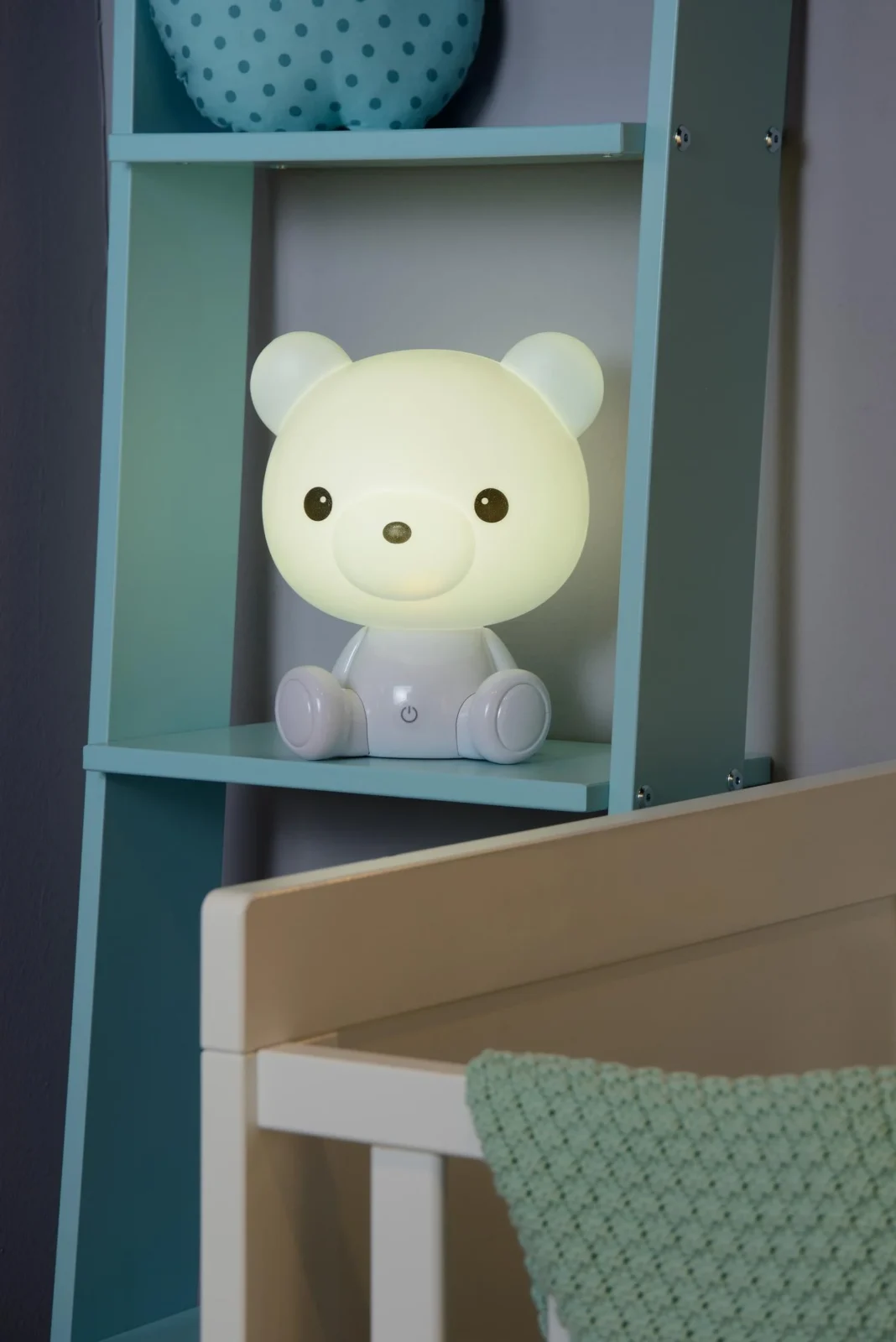 Lucide DODO BEAR - nou010dnu00e9 svetlo pre deti - LED 3 StepDim - 1x3W 4000K - biela