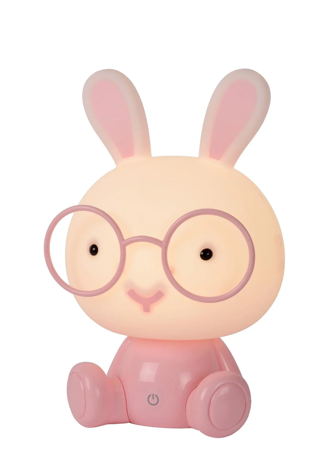 Lucide DODO RABBIT - Nou010dnu00e9 svetlo pre deti - LED 3 StepDim - 1x3W 4000K - Ruu017eovu00e1