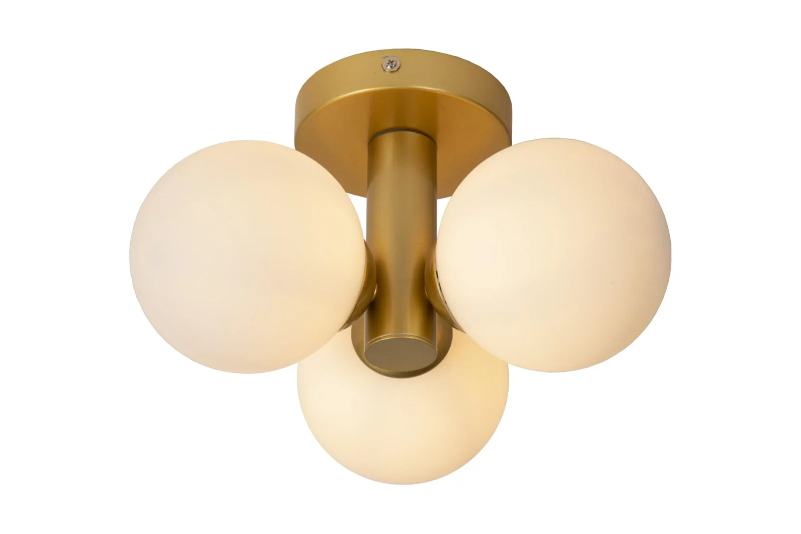 Lucide TRUDY - Spu00fau0161u0165acie stropnu00e9 svetlo Ku00fapeu013eu0148a - u00d8 28 cm - 3xG9 - IP44 - Matt Gold / Brass