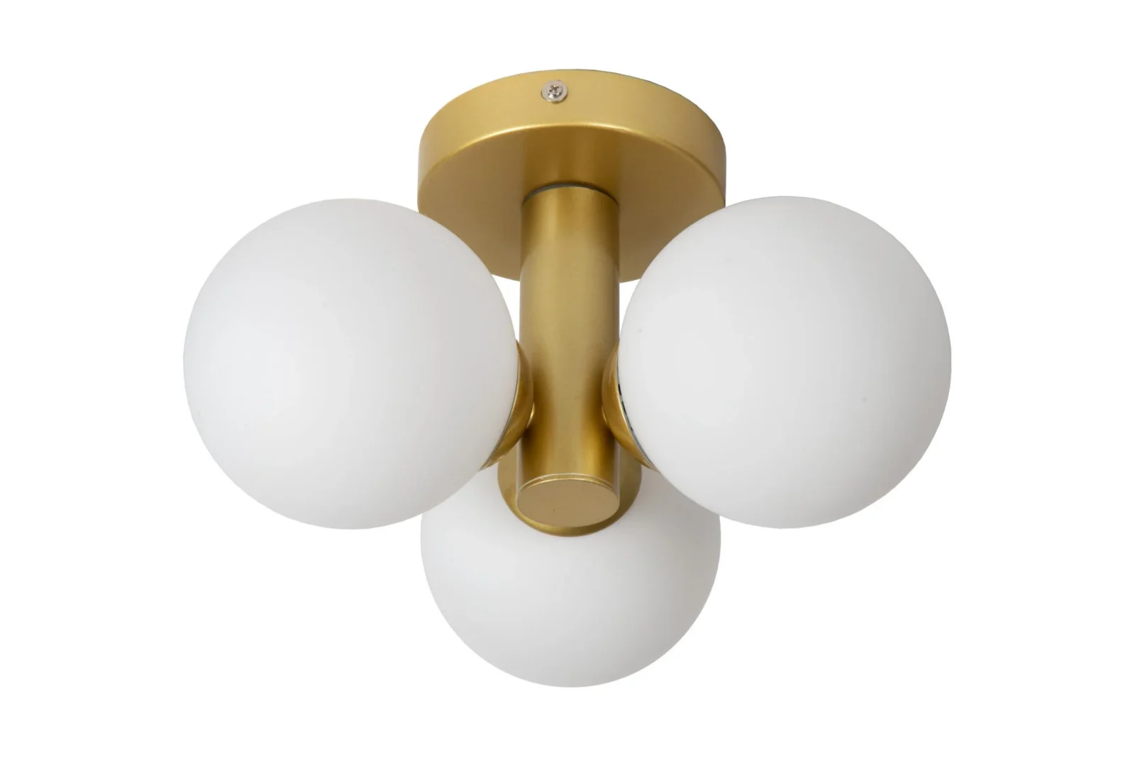 Lucide TRUDY - Spu00fau0161u0165acie stropnu00e9 svetlo Ku00fapeu013eu0148a - u00d8 28 cm - 3xG9 - IP44 - Matt Gold / Brass