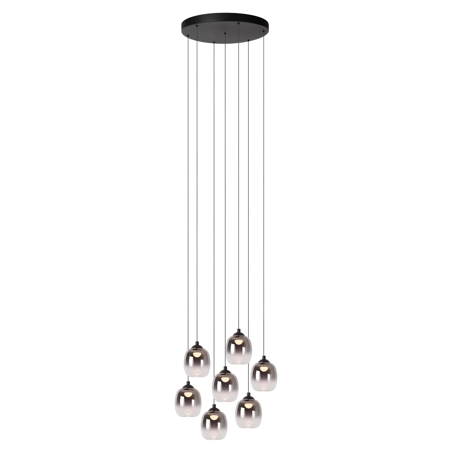 Lucide TAMINO - zu00e1vesnu00e9 svetlo - u00d8 52 cm - LED tlmenu00e9 - 7x7W 3000K - u010dierne