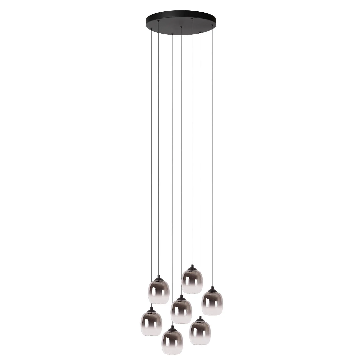 Lucide TAMINO - zu00e1vesnu00e9 svetlo - u00d8 52 cm - LED tlmenu00e9 - 7x7W 3000K - u010dierne