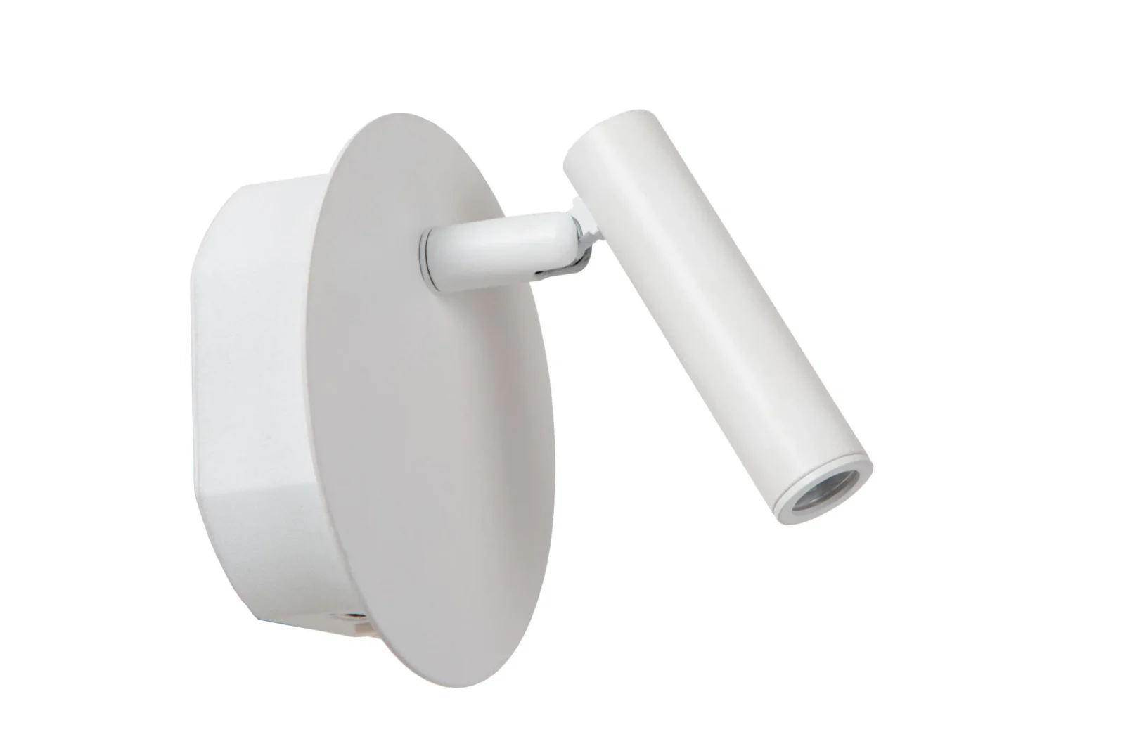Lucide JOLIJN - Nabu00edjateu013enu00e1 lampa pri poste / nu00e1stennu00e9 svetlo - Batu00e9riovu00fd balu00edk - u00d8 10,2 cm - LED - 1x2W 3000K - Magneticku00e1 - Biela