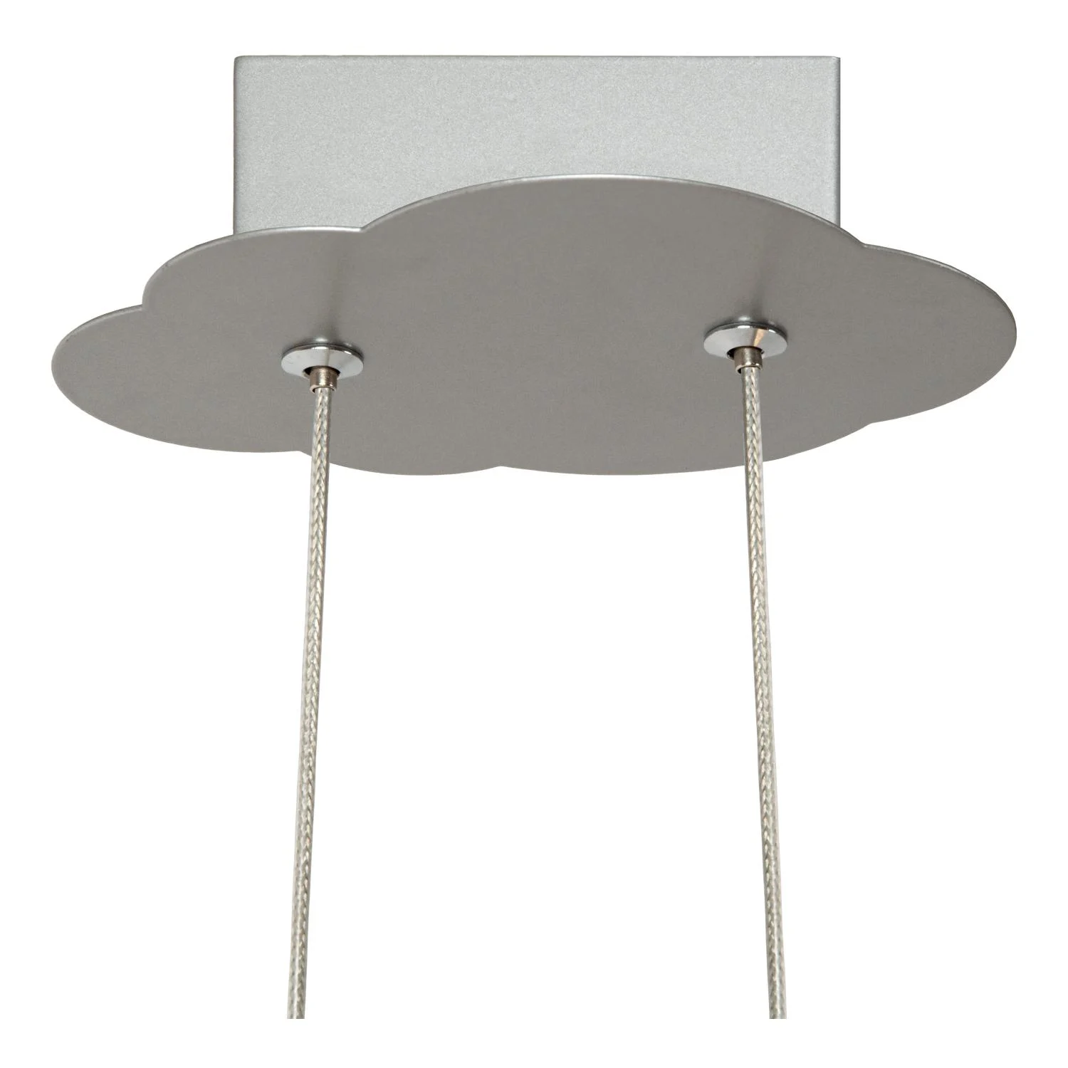 Lucide FOKKER - Zu00e1vesnu00e9 svetlo pre deti - LED - 1x28W 2500K - sivu00e9 u017eelezo