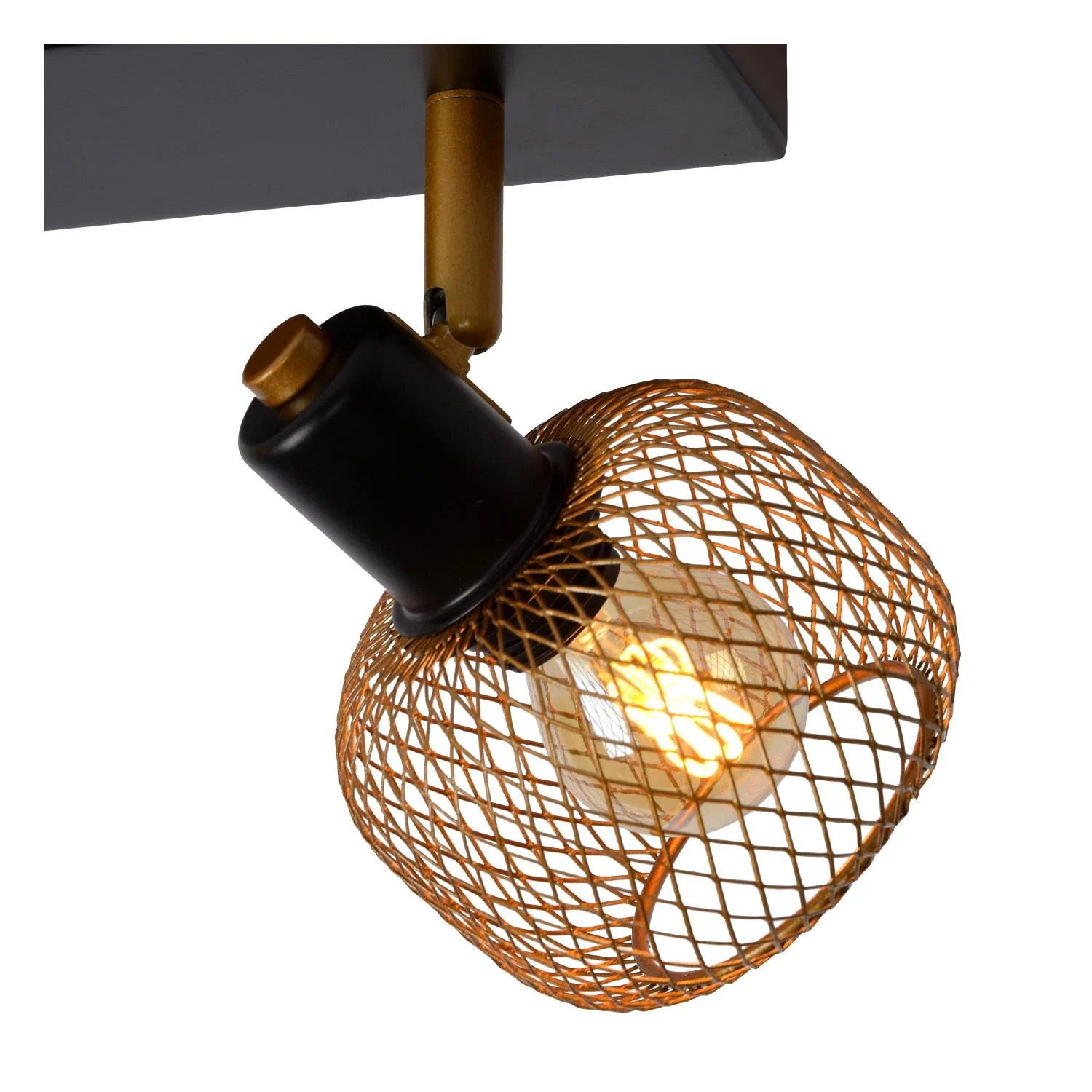 Lucide MAREN - Stropnu00e9 reflektory - 2xE14 - Matt Gold / Brass