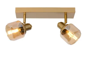 Lucide BJORN - Stropnu00e9 reflektory - 2xE14 - Matt Gold / Brass