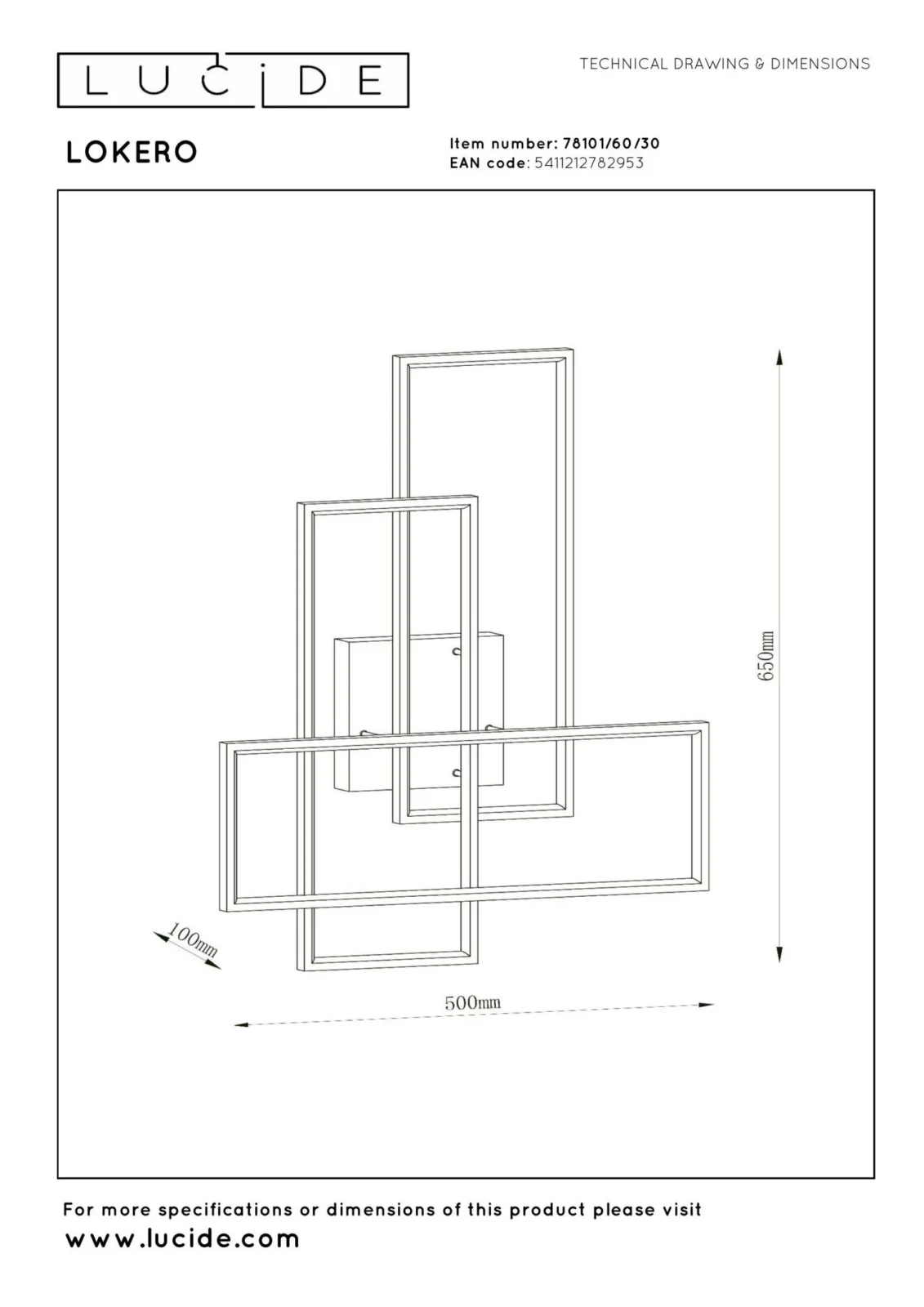 Lucide LOKERO - Zapustenu00e9 stropnu00e9 svetlo - LED tlmenu00e9. - CCT - 1x60W 2700K/4000K - u010dierne