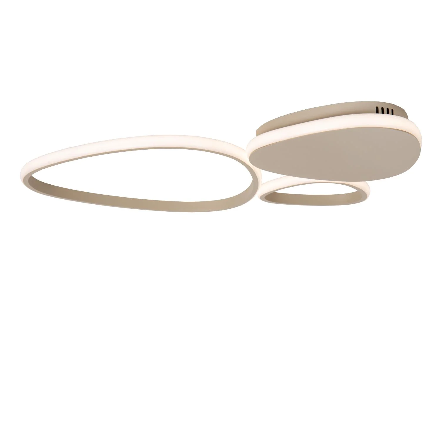 Lucide SAMLING - Zapustenu00e9 stropnu00e9 svetlo - LED tlmenu00e9. - CCT - 1x30W 2700K/4000K - Taupe