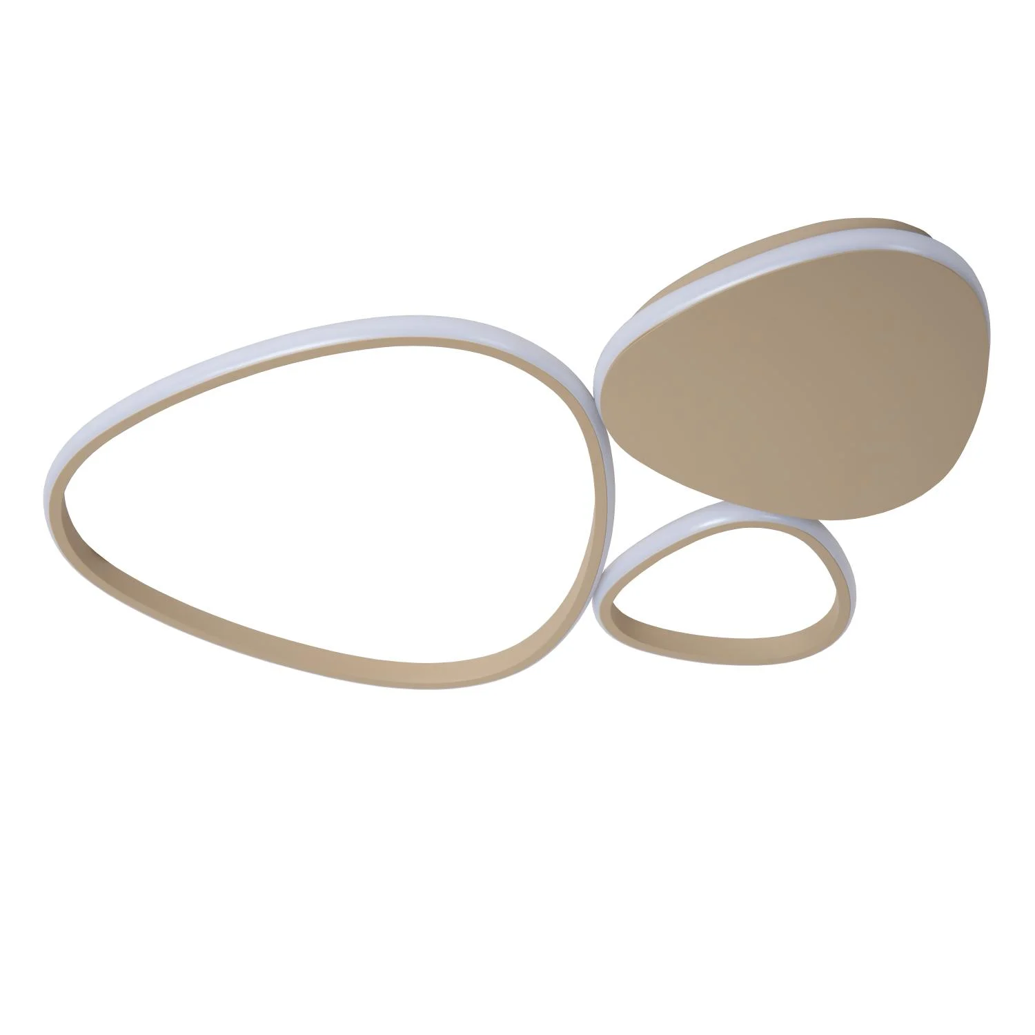 Lucide SAMLING - Zapustenu00e9 stropnu00e9 svetlo - LED tlmenu00e9. - CCT - 1x30W 2700K/4000K - Taupe