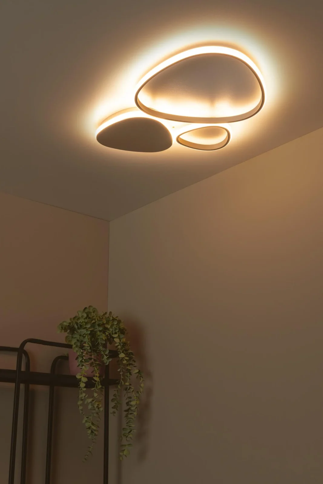 Lucide SAMLING - Zapustenu00e9 stropnu00e9 svetlo - LED tlmenu00e9. - CCT - 1x30W 2700K/4000K - Taupe