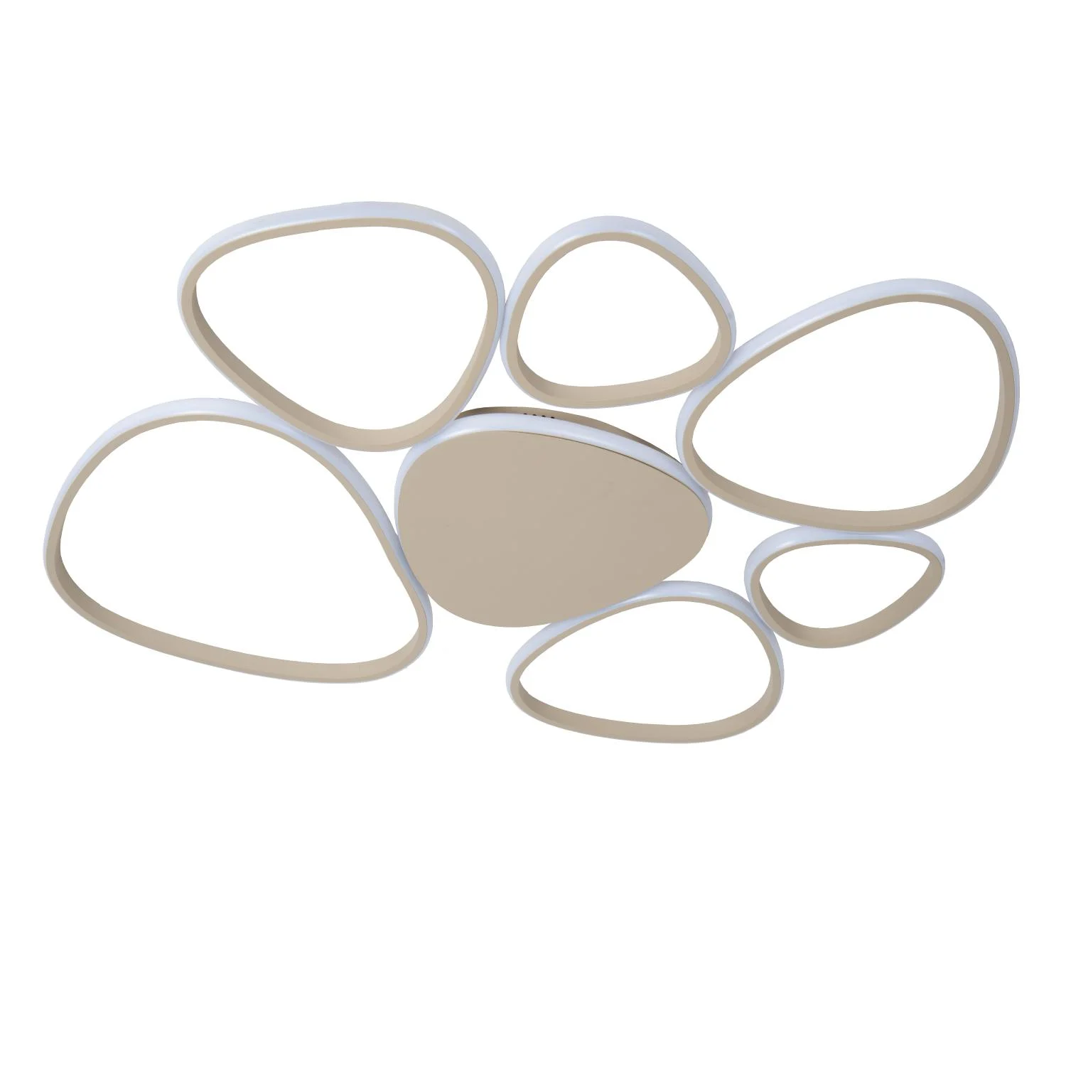 Lucide SAMLING - Zapustenu00e9 stropnu00e9 svetlo - LED tlmenu00e9. - CCT - 1x72W 2700K/4000K - Taupe