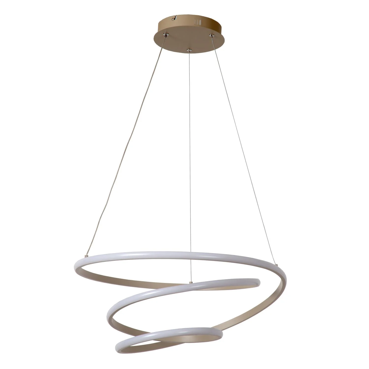 Lucide ESPIRAL - zu00e1vesnu00e9 svetlo - LED tlmenu00e9. - CCT - 1x40W 2700K/4000K - Taupe | Essential