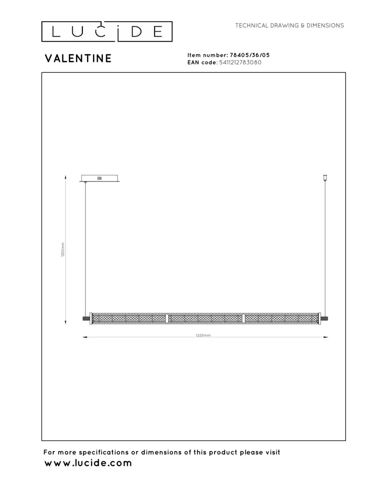 Lucide VALENTINE - Zu00e1vesnu00e9 svetlo - LED Dim. - CCT - 1x36W 2200K/3000K - Champagne - Vibes