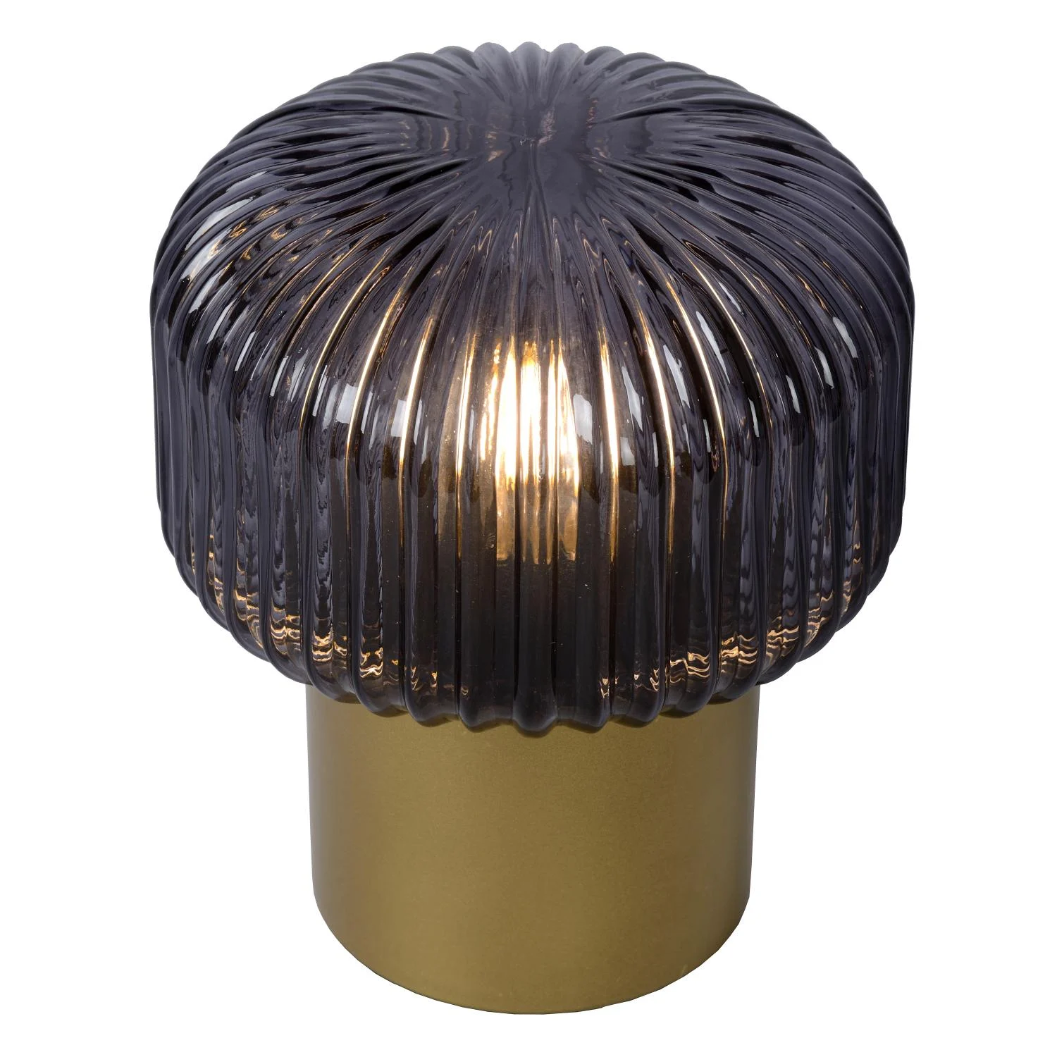 Lucide JANY - Stolnu00e1 lampa - u00d8 16 cm - 1xE14 - Matnu00fd zlato / mosadz