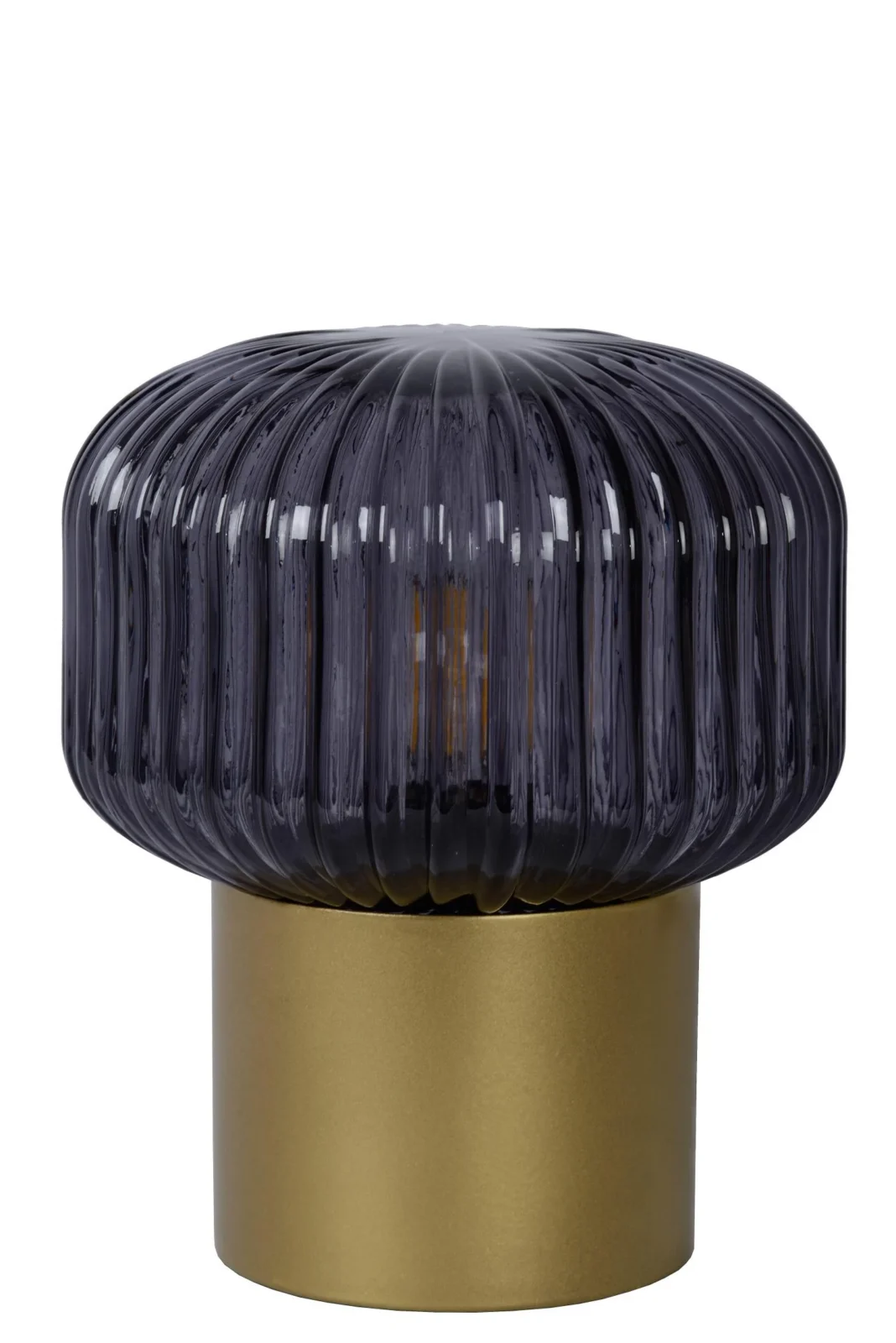 Lucide JANY - Stolnu00e1 lampa - u00d8 16 cm - 1xE14 - Matnu00fd zlato / mosadz