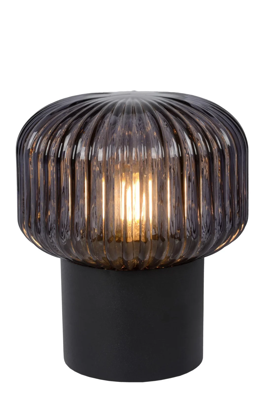 Lucide JANY - Stolnu00e1 lampa - u00d8 16 cm - 1xE14 - u010dierna