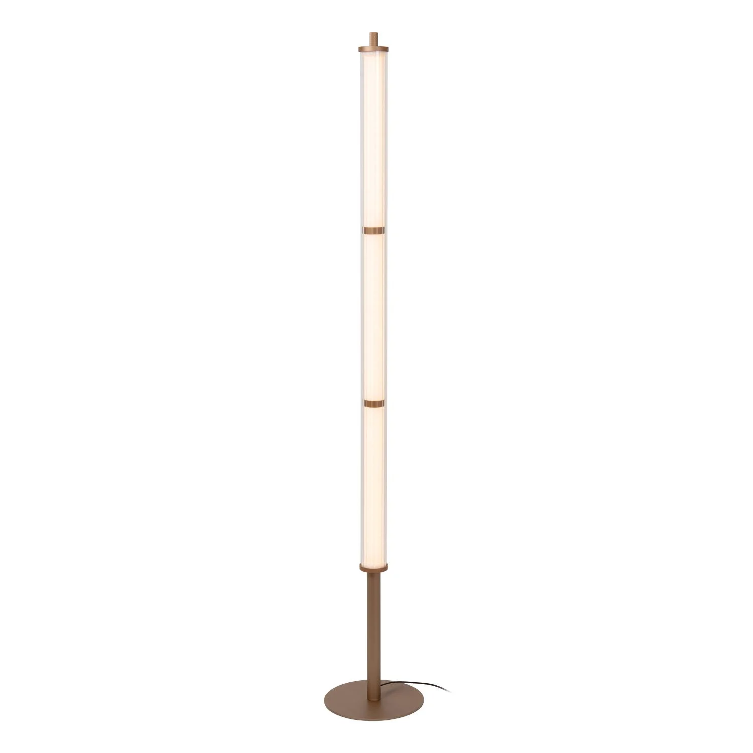 Lucide VALENTINE - Stojaca lampa - u00d8 23 cm - LED Dim. - CCT - 1x37W 2200K/3000K - Champagne - Vibes