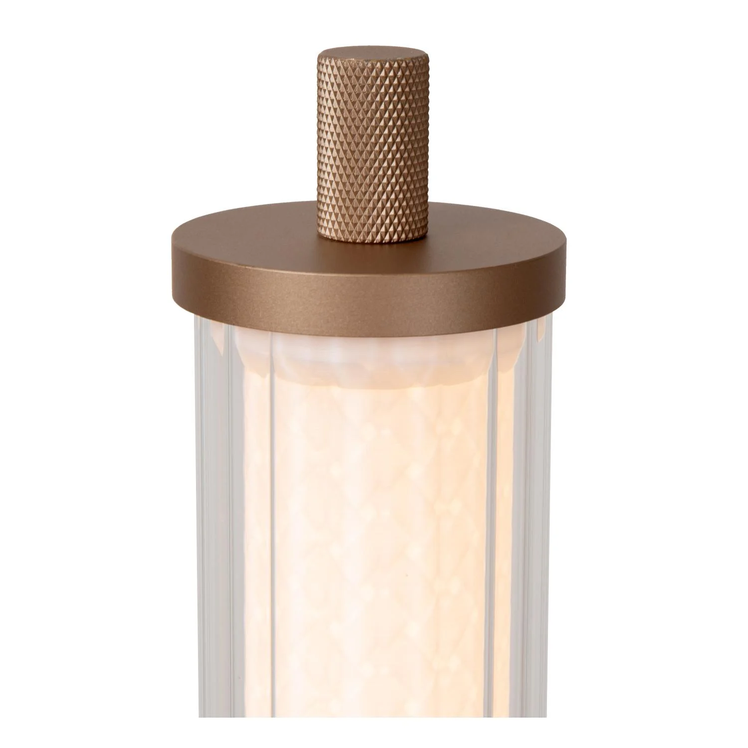 Lucide VALENTINE - Stojaca lampa - u00d8 23 cm - LED Dim. - CCT - 1x37W 2200K/3000K - Champagne - Vibes