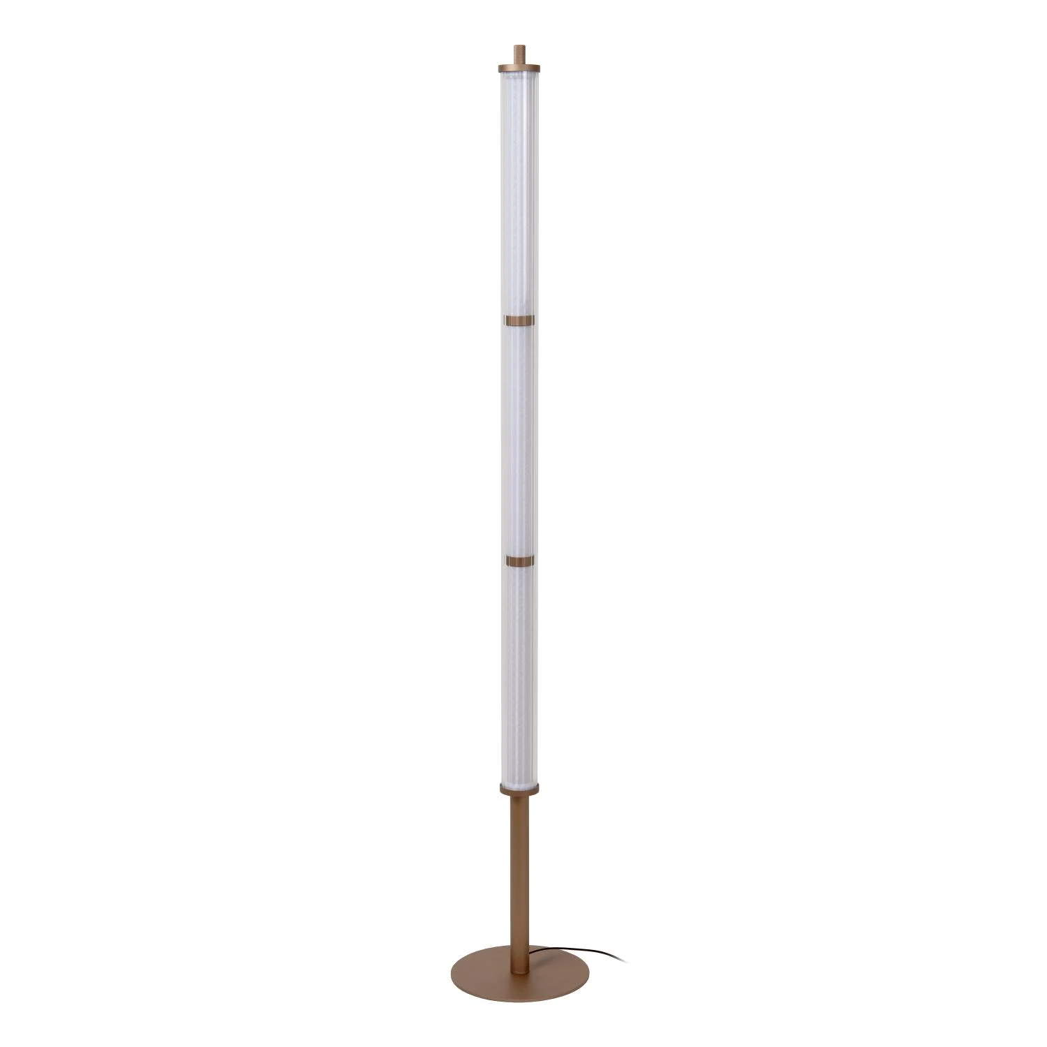 Lucide VALENTINE - Stojaca lampa - u00d8 23 cm - LED Dim. - CCT - 1x37W 2200K/3000K - Champagne - Vibes