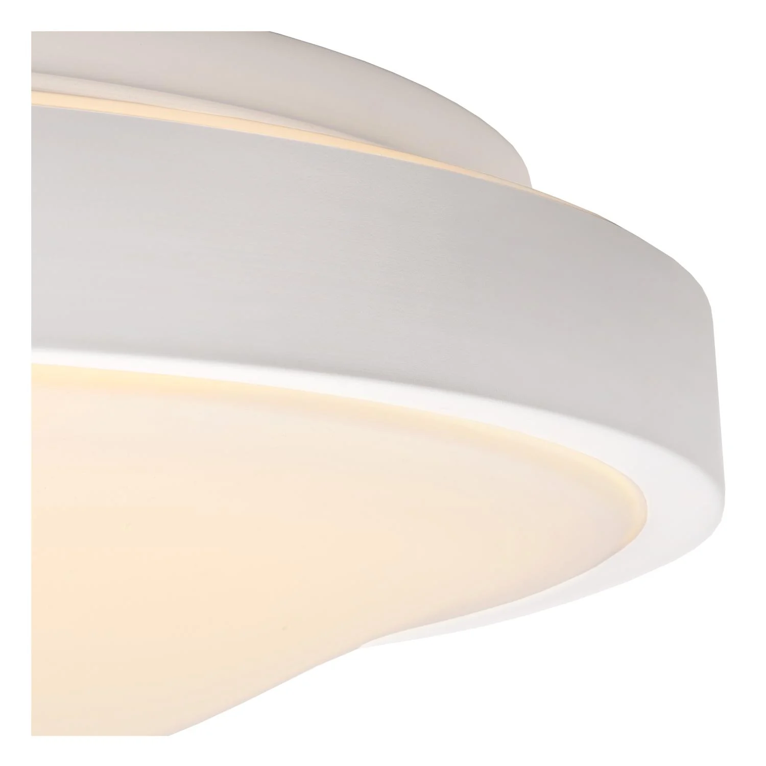 Lucide DASHER - Spu00fau0161u0165acie stropnu00e9 svetlo Ku00fapeu013eu0148a - u00d8 41 cm - LED - 1x24W 2700K - IP44 - Pohybovu00fd senzor - biela