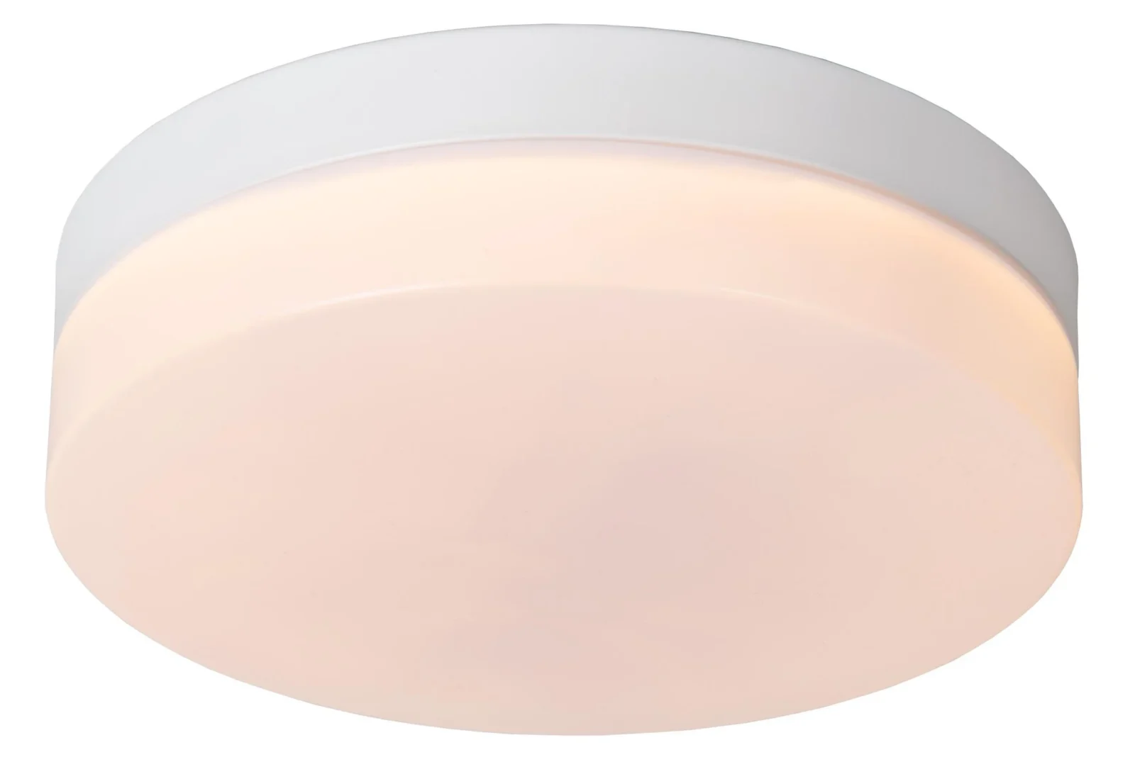 Lucide BISKIT - Spu00fau0161u0165acie stropnu00e9 svetlo Ku00fapeu013eu0148a - u00d8 23 cm - LED - 1x12W 2700K - IP44 - Pohybovu00fd senzor - biela