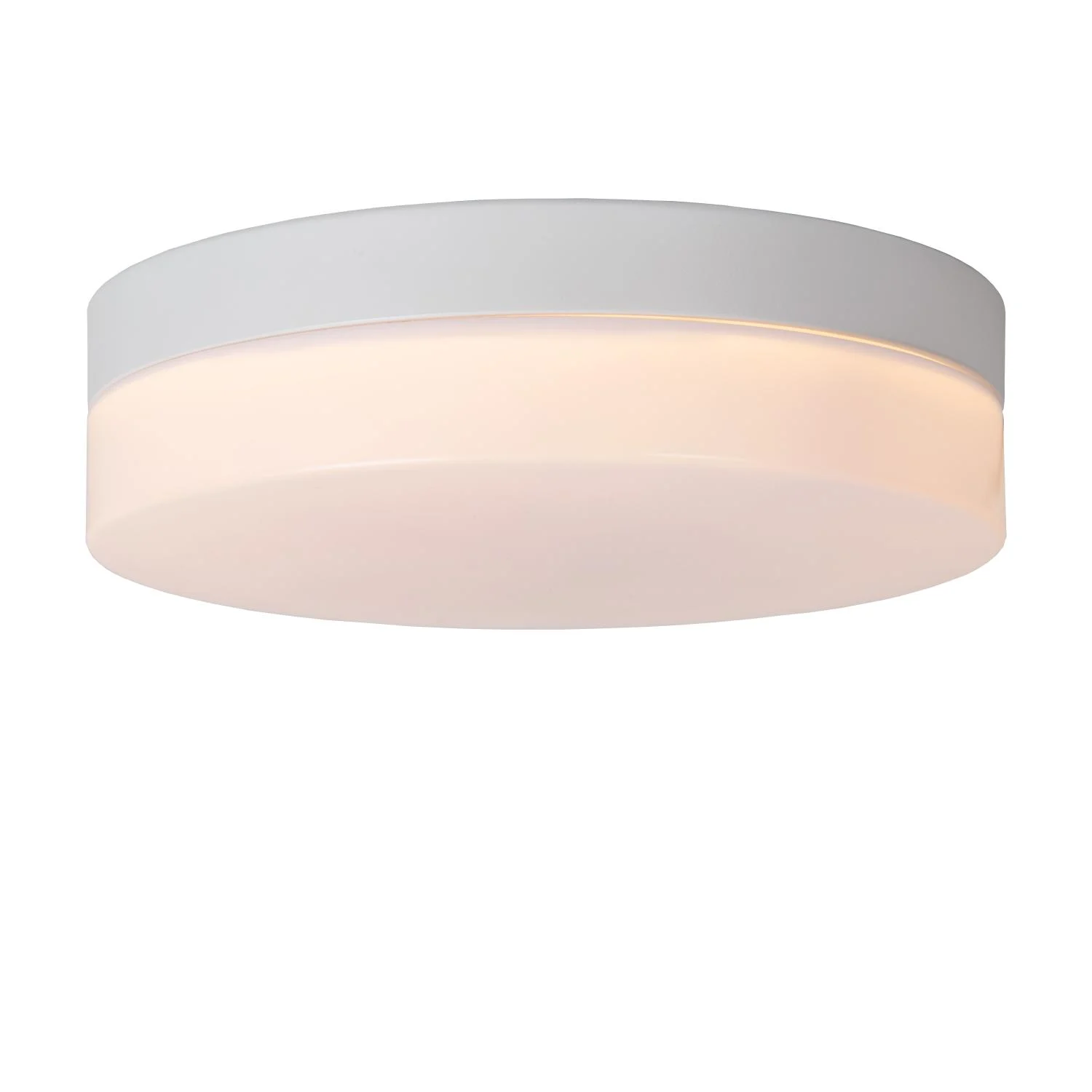 Lucide BISKIT - Spu00fau0161u0165acie stropnu00e9 svetlo Ku00fapeu013eu0148a - u00d8 23 cm - LED - 1x12W 2700K - IP44 - Pohybovu00fd senzor - biela