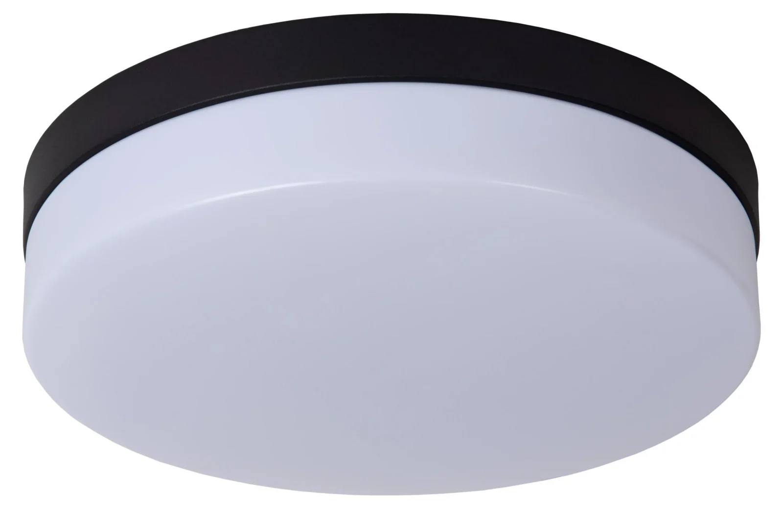 Lucide BISKIT - Spu00fau0161u0165acie stropnu00e9 svetlo Ku00fapeu013eu0148a - u00d8 28 cm - LED - 1x18W 2700K - IP44 - Pohybovu00fd senzor - u010dierna
