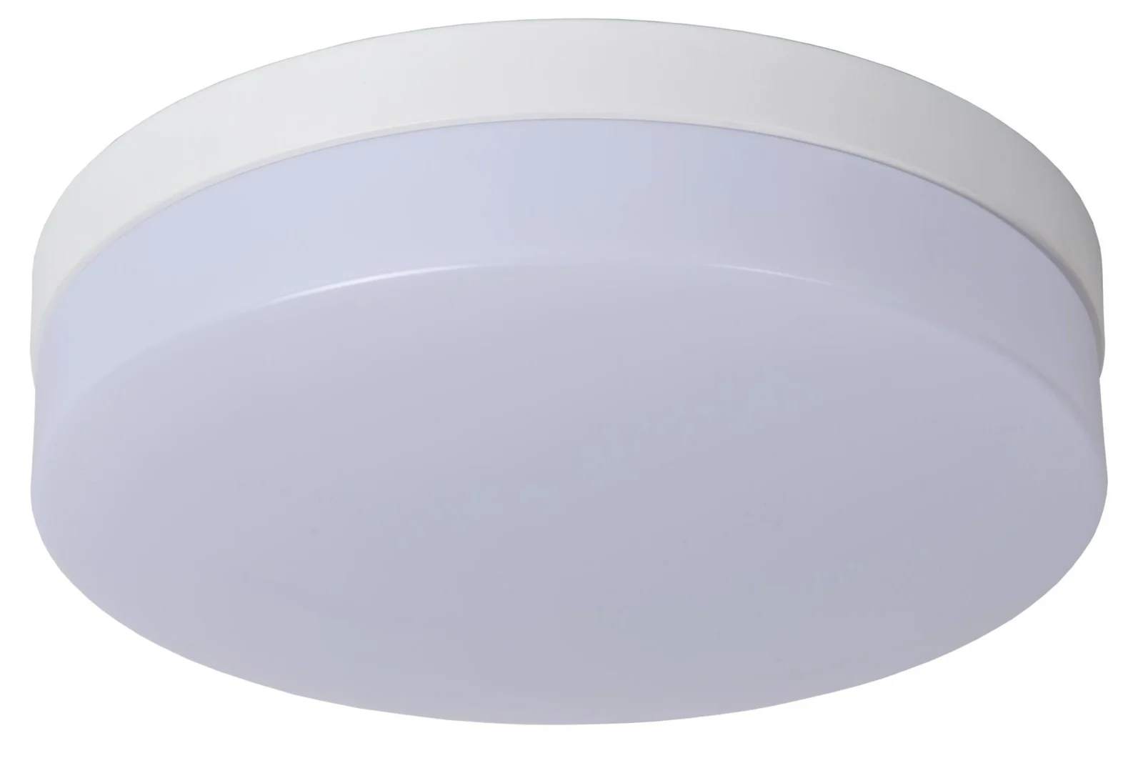 Lucide BISKIT - Spu00fau0161u0165acie stropnu00e9 svetlo Ku00fapeu013eu0148a - u00d8 28 cm - LED - 1x18W 2700K - IP44 - Pohybovu00fd senzor - biela