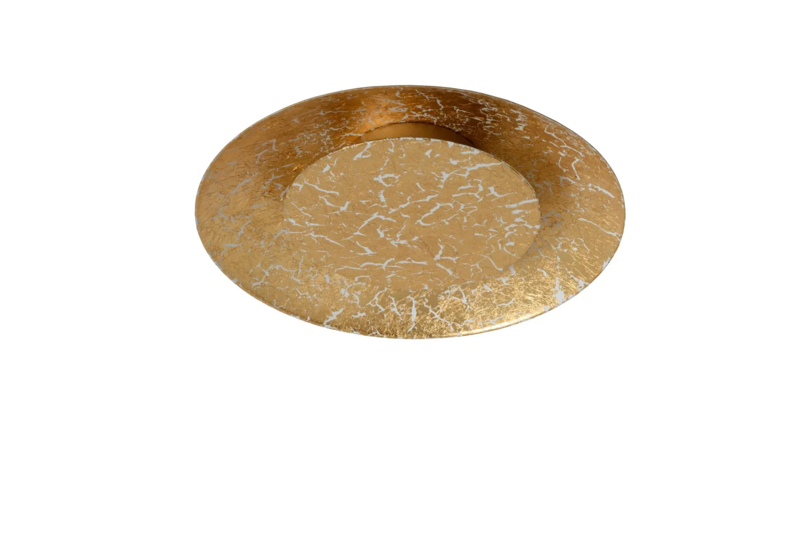 Lucide FOSKAL - Zapustenu00e9 stropnu00e9 svetlo - u00d8 21,5 cm - LED - 1x6W 2700K - mosadz