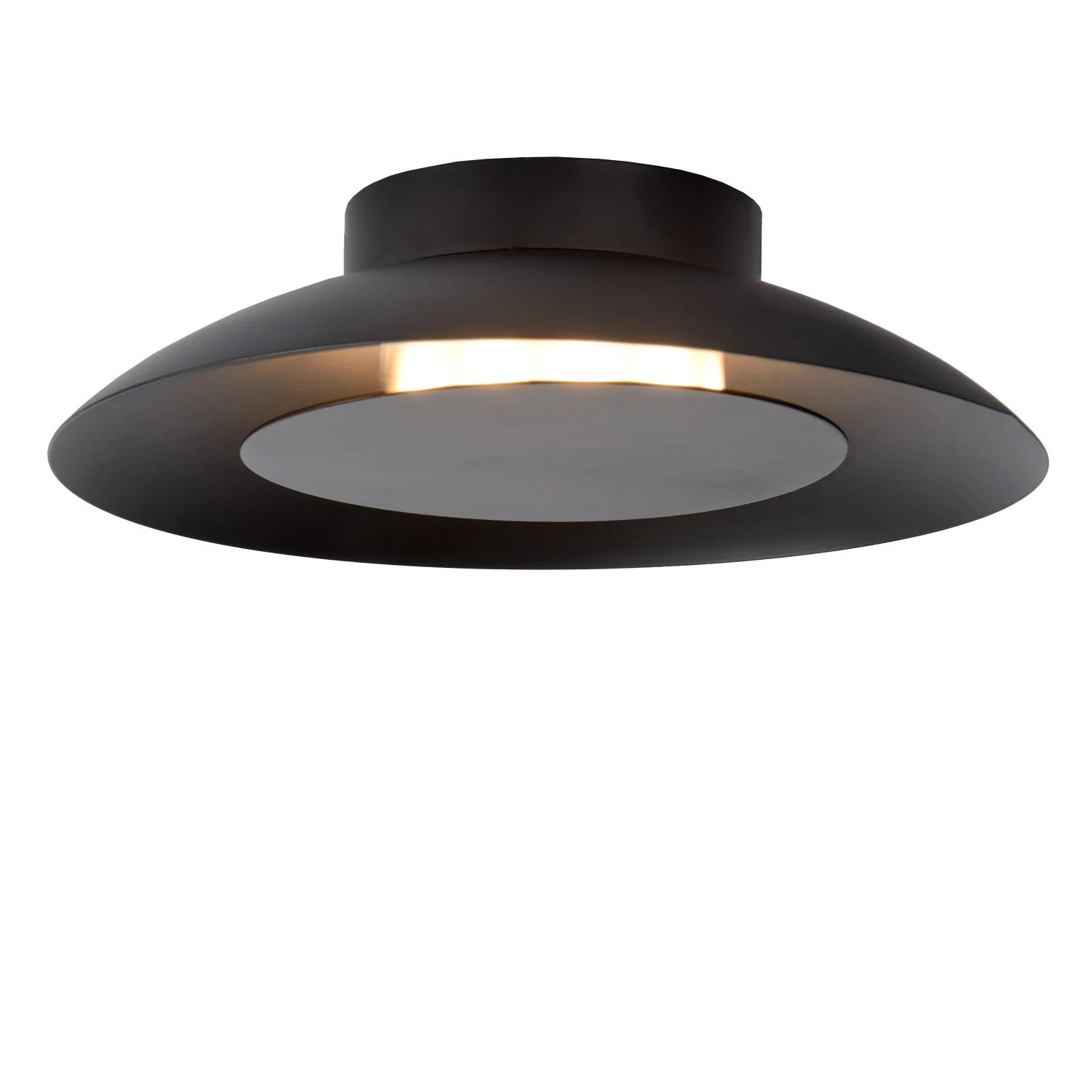 Lucide FOSKAL - Zapustenu00e9 stropnu00e9 svetlo - u00d8 21,5 cm - LED - 1x6W 2700K - u010dierna