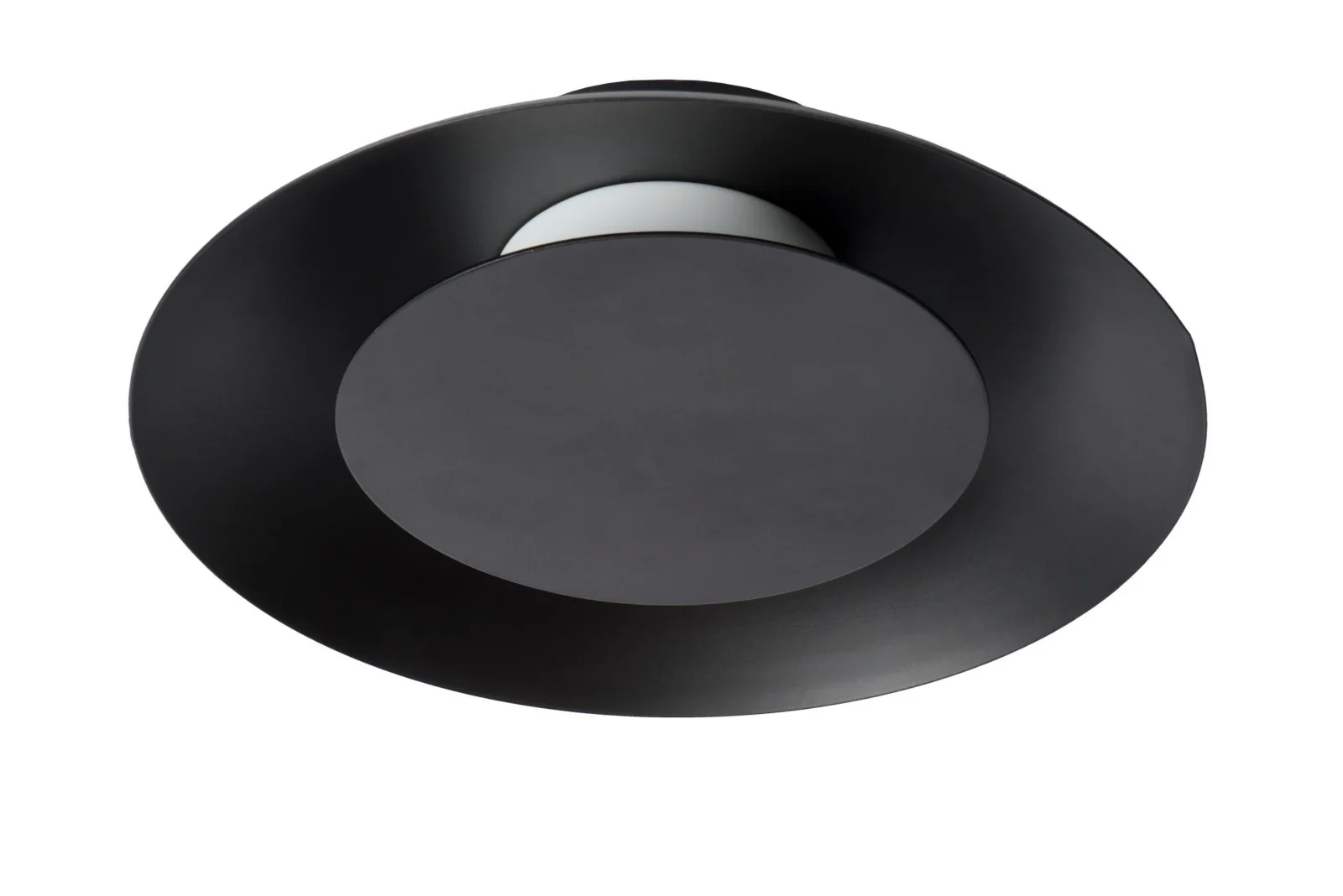 Lucide FOSKAL - Zapustenu00e9 stropnu00e9 svetlo - u00d8 21,5 cm - LED - 1x6W 2700K - u010dierna