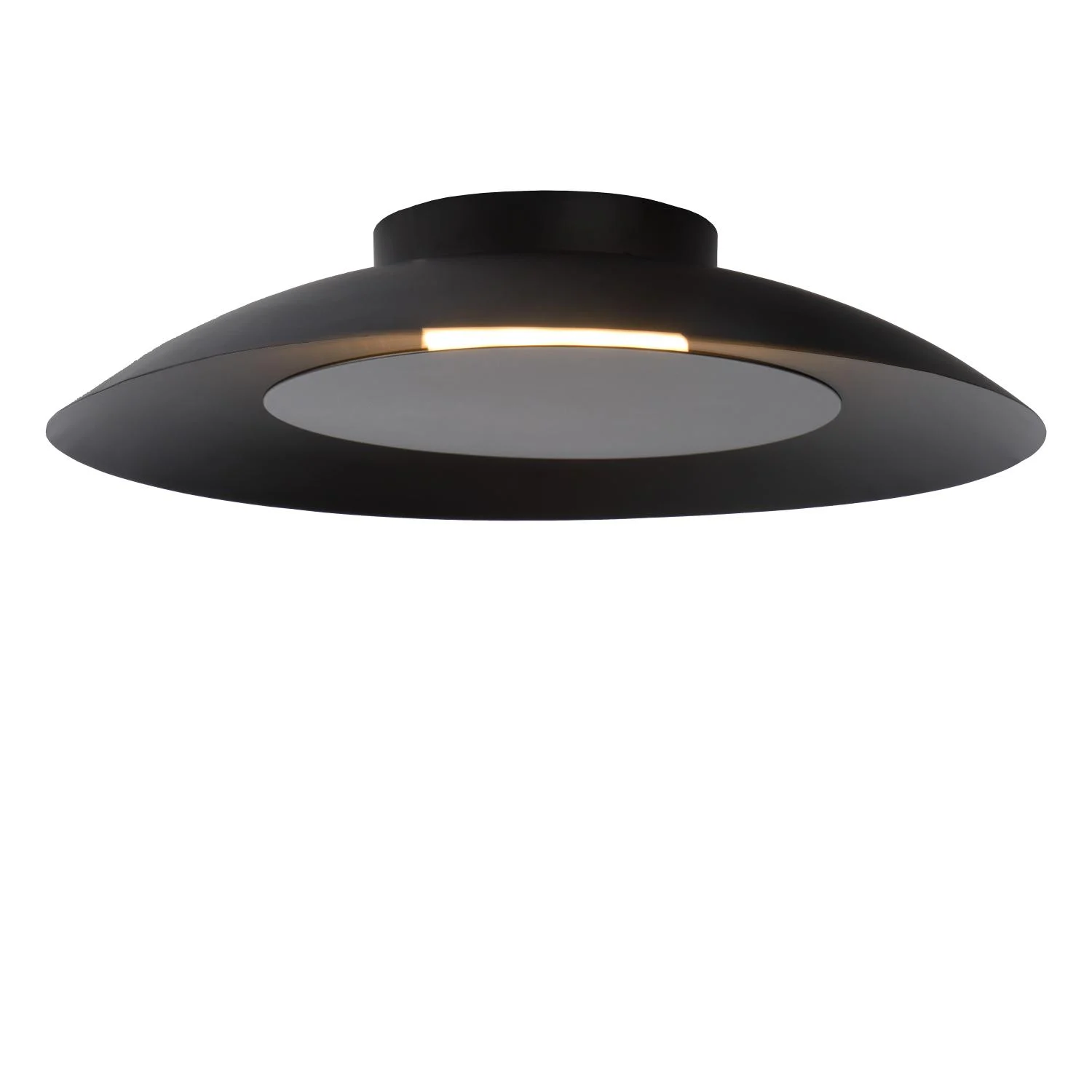 Lucide FOSKAL - Zapustenu00e9 stropnu00e9 svetlo - u00d8 34,5 cm - LED - 1x12W 2700K - u010dierna