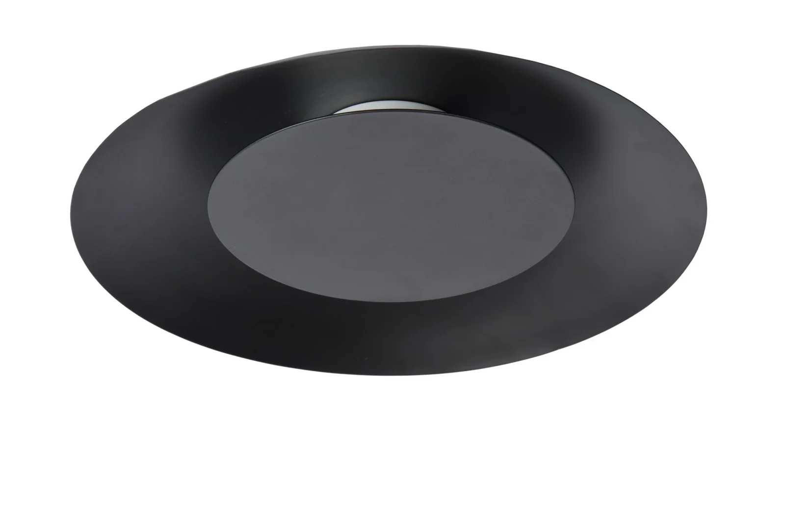 Lucide FOSKAL - Zapustenu00e9 stropnu00e9 svetlo - u00d8 34,5 cm - LED - 1x12W 2700K - u010dierna