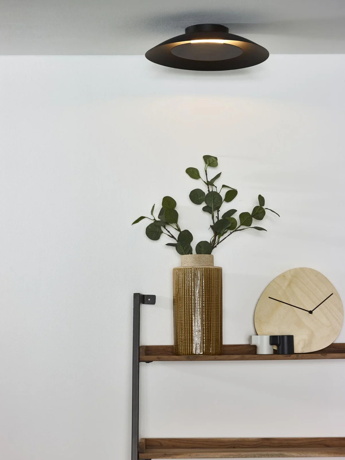 Lucide FOSKAL - Zapustenu00e9 stropnu00e9 svetlo - u00d8 34,5 cm - LED - 1x12W 2700K - u010dierna